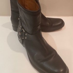Fyre Black Leather Boots